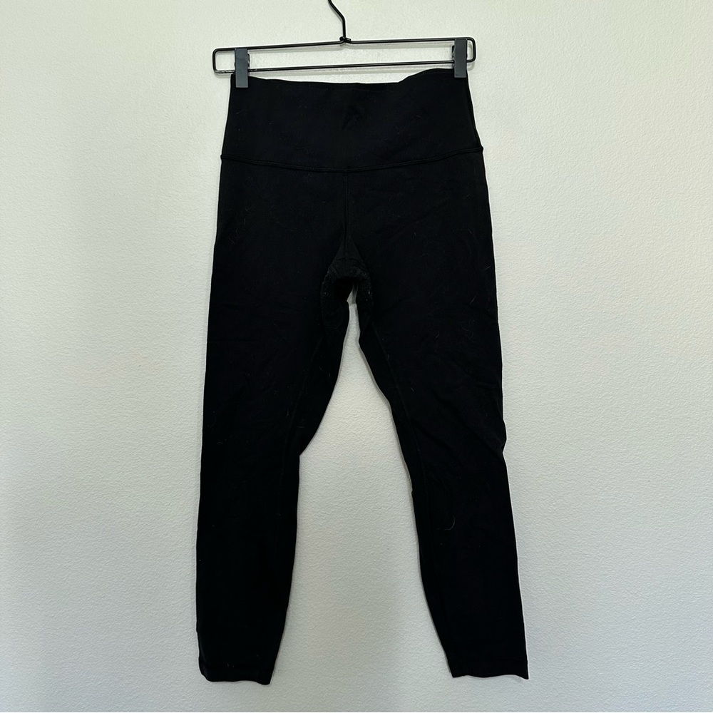 Lululemon Wunder Under high-rise right 25” Womens black Sz.8